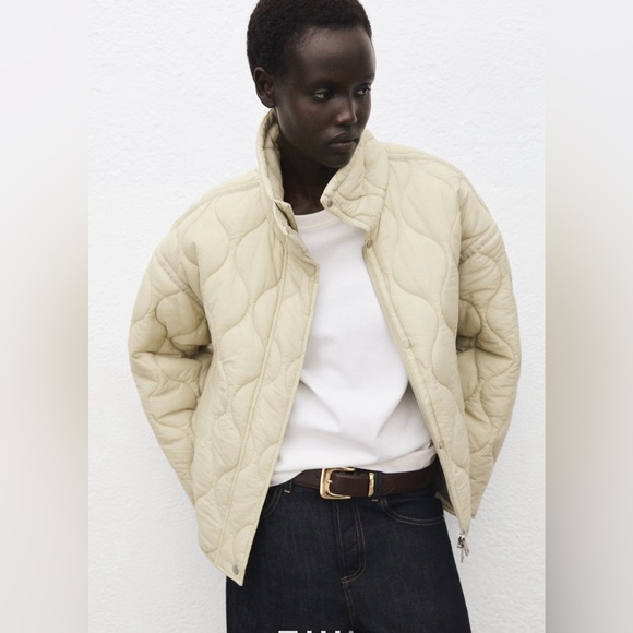Mango Jackets & Blazers - New Mango oversized quilted anorak jacket